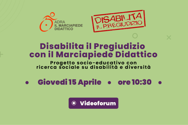 Disabilita il pregiudizio con il Marciapiede Didattico