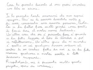 Elaborato progetto Libro in azione