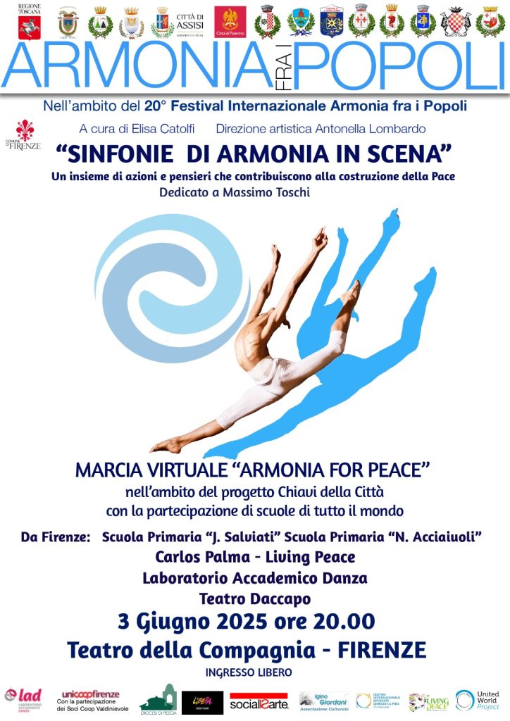 Evento Armonia for peace 3 giugno