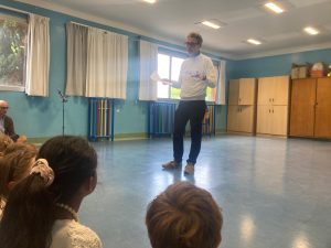 Momento durante le prove